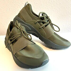 FABLETICS | Women’s Zuma Studio Sneakers | Dark Olive Green | Size: 8